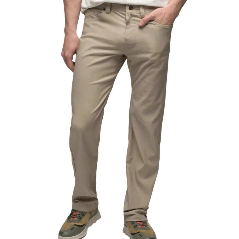 Prana Brion Pant II Mens 38x30 Sandbar‎ Tan Performance Hiking Pants ReZion
